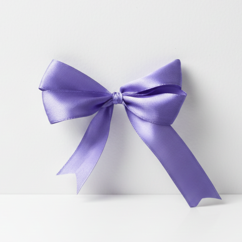 Saténová stuha 20mm světle fialová